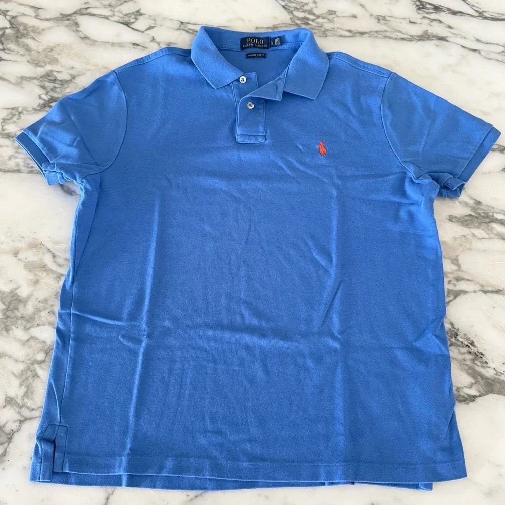 Polo Ralph Lauren Cotton Men's Pullover Polo‎ Short sleeve shirt,  Large